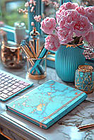 Діамантова вишивка. Картина на підрамнику "Улюблений блокнот", 40х60см, круглі стразы