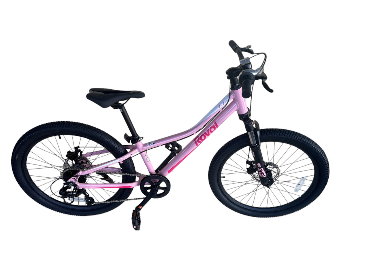 RB24-37 ДИТЯЧИЙ ВЕЛОСИПЕД ROYAL BABY JUNIOR 24 ДЮЙМА 7-17 STUDENT BIKE РОЖЕВИЙ, фото 1