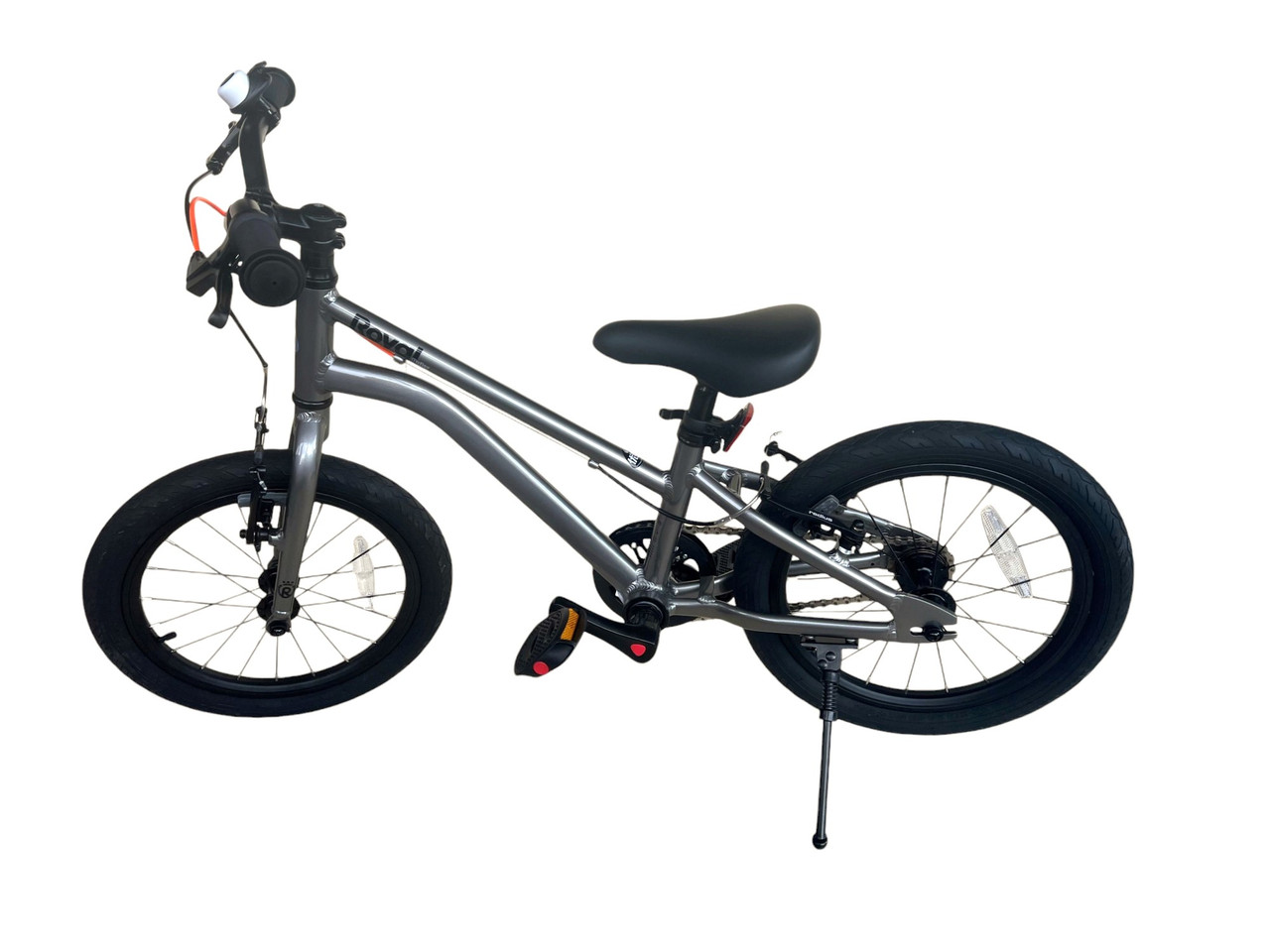 RB16-44-ДИТЯЧИЙ ВЕЛОСИПЕД ROYAL BABY KABLE-EZ БЕГОВЕЛ+ВЕЛОСИПЕД СІРИЙ 16ДЮЙМІВ, фото 1