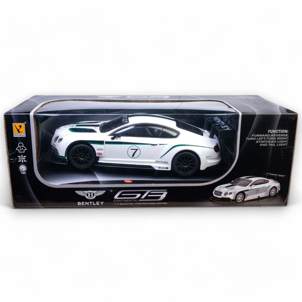 G282297-866-1408B Машина на радіо керуванні "Bentley Continental GTR3" масштабу 1:14, фото 1