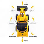 G279247-1518 Будівельний бульдозер на радіо керуванні 9 канальний huina, фото 5