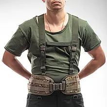 Тактична розвантажувальна ремінно-плечова система (РПС) + внутрішні лямки Brotherhood Піксель