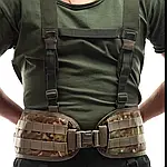 Тактична розвантажувальна ремінно-плечова система (РПС) + внутрішні лямки Brotherhood Мультикам, фото 2