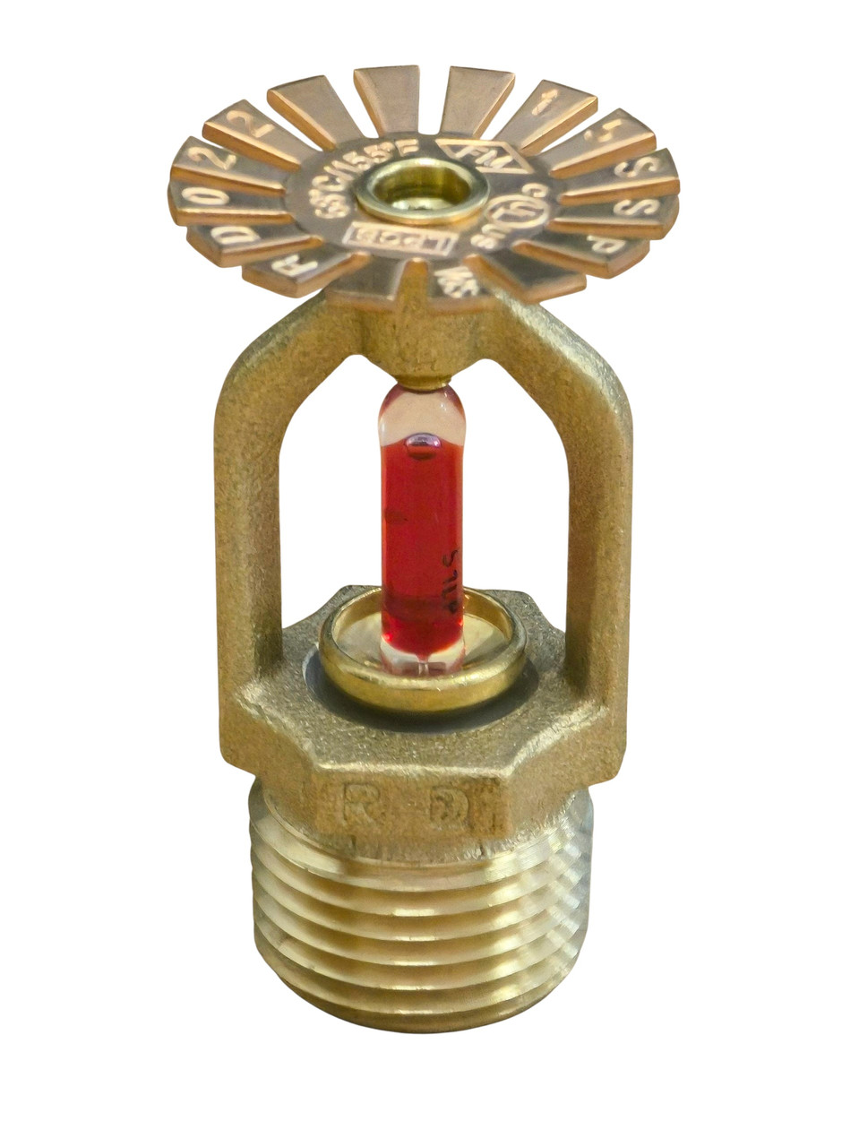Спринклер / Зрошувач 1/2" SSP 68C (розеткою вниз) латунь нормального реагування (5mm колба) K=80, FM, UL,VDS, фото 1