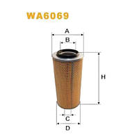 Фільтр повітряний Nissan Trade; FENDT 300; CASE IH 1000