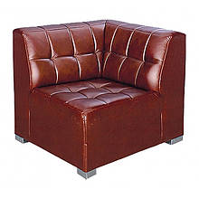 Модуль кутовий без підлокітників не розкладний з дерева + ДСП шкірозамінник Кредо Moдерн