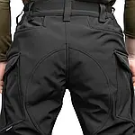 Штани тактичні демісезонні для ЗСУ Brotherhood UTP 2.0 SOFTSHELL чорні, фото 7