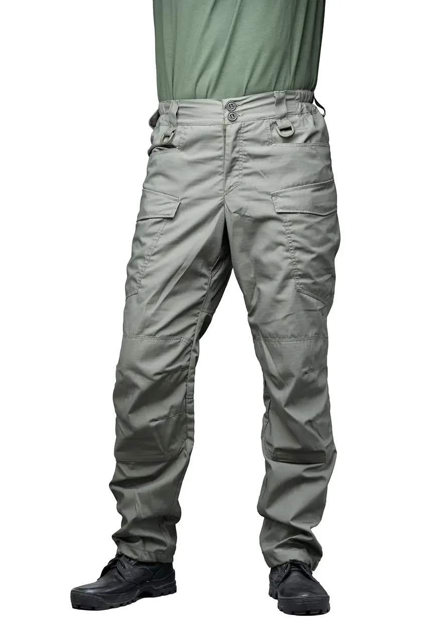 Штани тактичні військові для ЗСУ Brotherhood UTP 2.0 ріп-стоп олива, фото 1