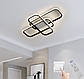 Стельова LED-люстра 172ват 70см чорна, фото 2