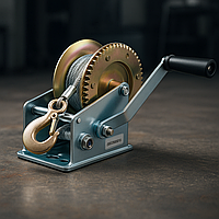 Лебідка ручна 2000 фунтів з 10 м кабелем, надійна і зручна у використанні