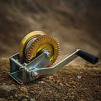 Лебідка ручна 800 фунтів, трос 10 м, для переміщення вантажів на будівництві