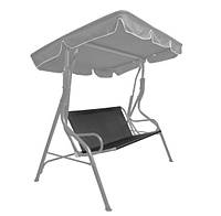 Сидіння для садової гойдалки в чорному кольорі, водонепроникне, чохол-основа для гойдалки