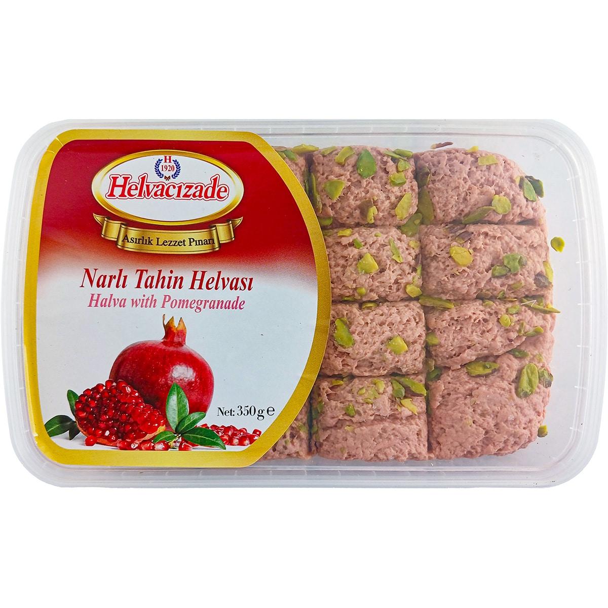 Халва тахіна Гранат з фісташкою Helvacizade 350г (Туреччина)