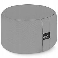 Подушка для йоги та медитації 4FIZJO Zafu кругла 32 x 20 см Grey (P-5907739315533)
