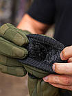 🔥 Рукавички тактичні утеплені повнопалі "CORE" (Олива) тактичні, військові, штурмові, нгу зсу, фото 2