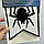 Гірлянда прапорці Павук з павутиною 3 м, фото 4