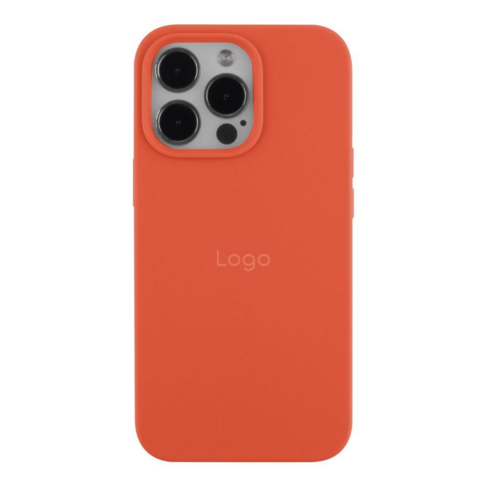 Чохол Silicone Case Full Size (AA) для iPhone 14 Pro Колір 72.Kumquat, фото 1
