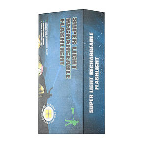 Ліхтарик Flashlight A72 Type-C 3000 mAh Black, фото 2