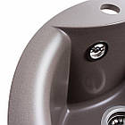 Гранітна мийка для кухні VALESO 480 TURAS матова Дюна, фото 4