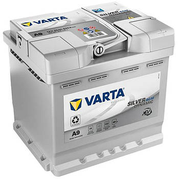 Акумулятор автомобільний Varta Silver Dynamic AGM 50Ah Ев (-/+) (550901054)