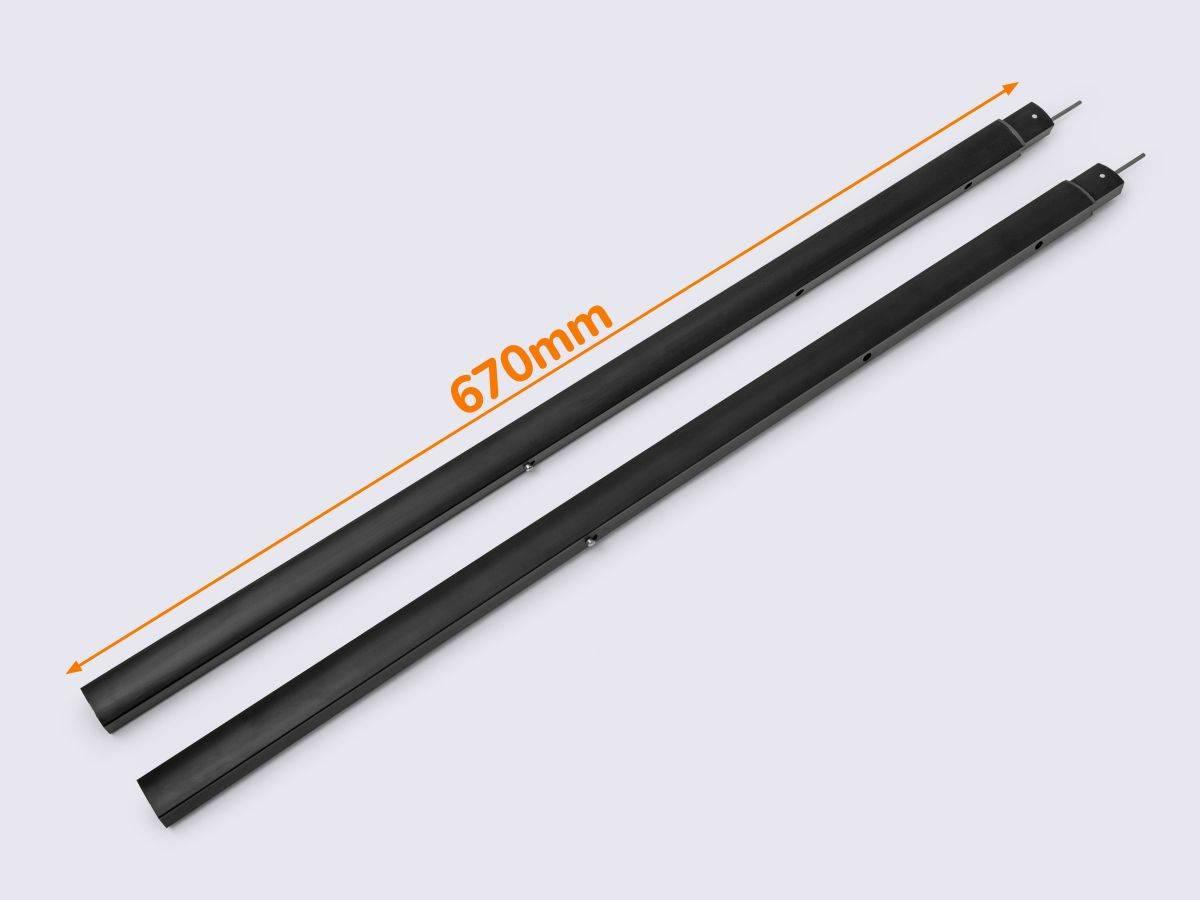 Трубка-направляюча на 2 положення до висувної ручки на валізу, фото 1