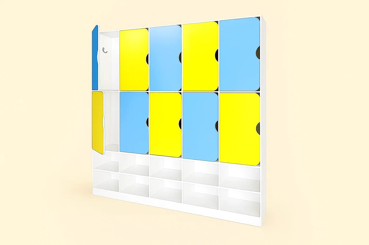 Шафа для одягу 10-секційна із полицями для взуття CNC Mebli Corporation DS-1145, фото 1