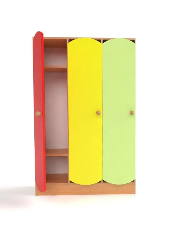 Шафа для дитячого одягу 3-секційна DS-92, фото 1