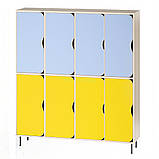 🧥 Шафа для одягу 8-секційна на металевих регульованих опорах DS-56, фото 5