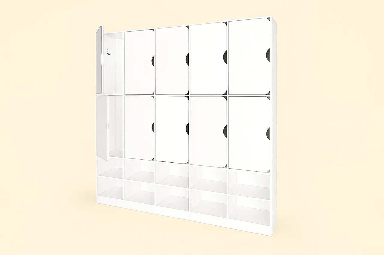 Шафа для одягу 10-секційна із полицями для взуття CNC Mebli Corporation DS-1145, фото 1