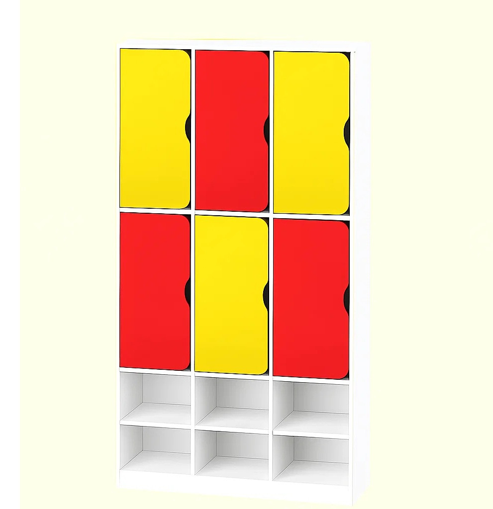 Шафа для одягу 6-секційна із полицями для взуття CNC Mebli Corporation DS-1145, фото 1