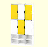 Шафа для одягу 6-секційна із полицями для взуття CNC Mebli Corporation DS-1145, фото 2