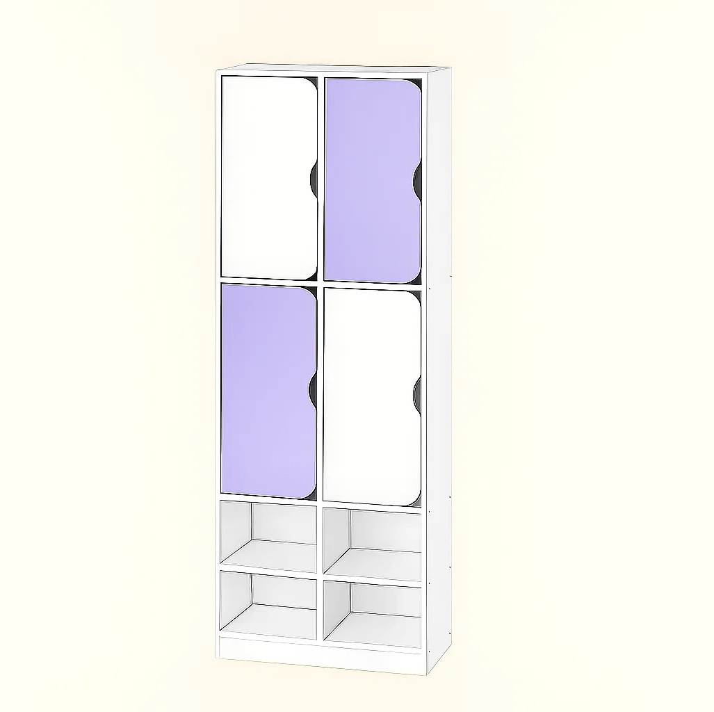 Шафа для одягу 4-секційна із полицями для взуття CNC Mebli Corporation DS-1145, фото 1