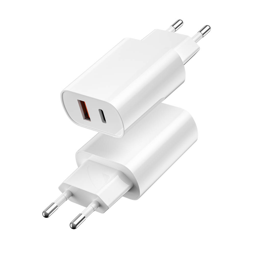 МЗП WIWU Wi-U002 Type C PD+QC Charger EU Plug White