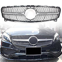 Передня решітка Diamond SIlver (2015-2018) для Mercedes A-сlass W176 рр