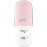 Набір для чищення 2E Pill (2E-SK140PN) LED/LCD + серветка 20х20 см White/Pink