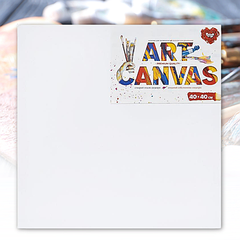 Квадратне полотно для малювання 40х40 см Біле "Art Canvas" AC-40х40