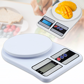 Електронні кухонні ваги до 10 кг з LED-дисплеєм YZ-1905-SF-400