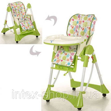 Стільчик для годування Bambi HC580-5 Зелений , фото 1