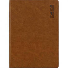 Щоденник 2026 датований А5 шкірзам, 160л 9901 лінія MZOPT