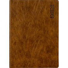 Щоденник 2026 датований А5 шкірзам, 160л 9907 лінія MZOPT