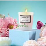 Подарунковий набір для жінок дівчат 6в1 термочашка свічка мило сіль бомбочка для ванни Рожевий (60836), фото 3