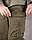 Чоловічі штани карго Олива зі стрейч-котону Міські брюки карго з кишенями, стильні повсякденні штани, фото 6