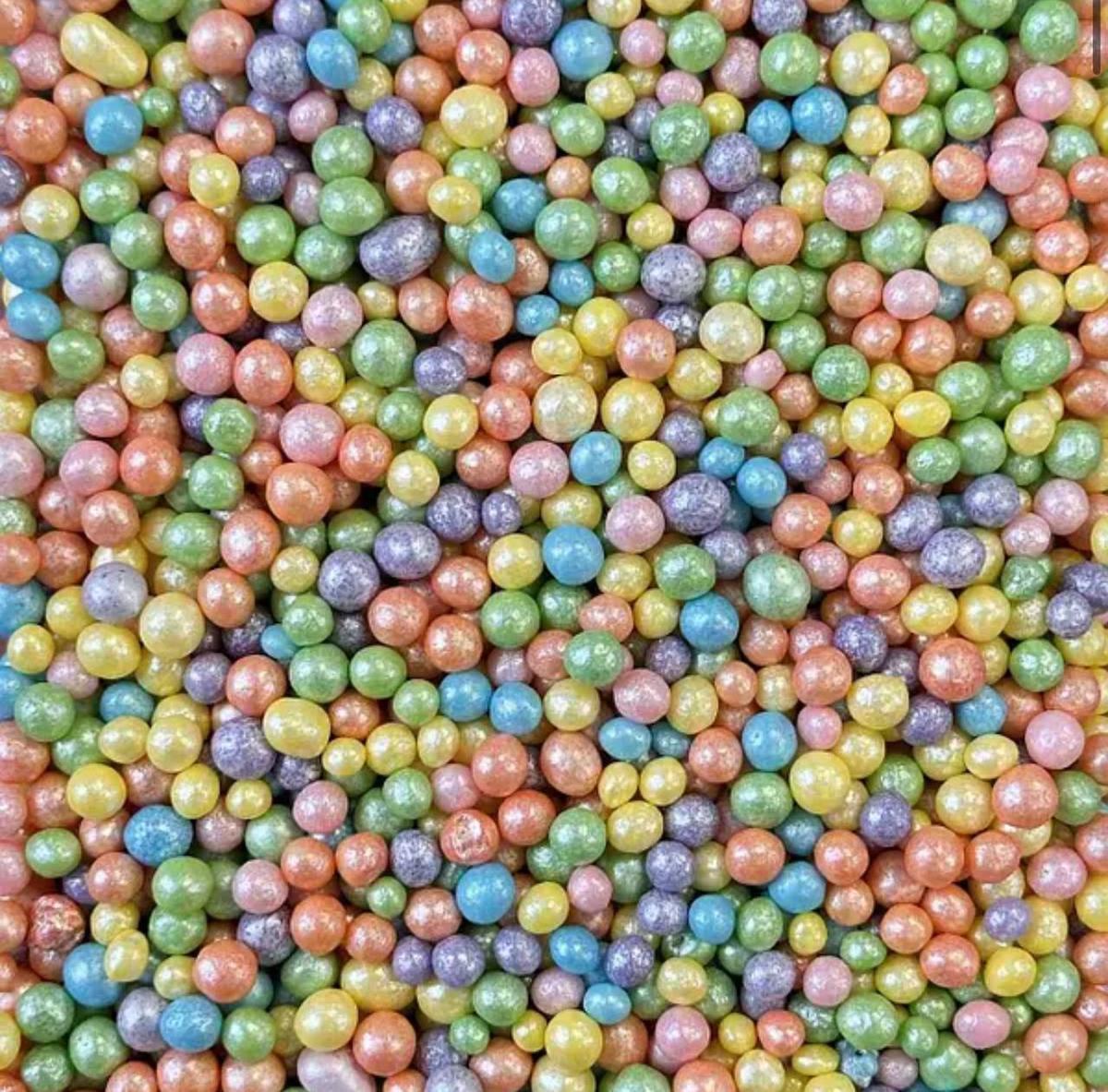 Рисові кульки глазуровані мікс "Пастель Nº2" 100г, фото 1