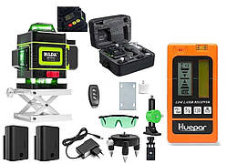 Відкалібрований Версія 2025р Hilda 4D з екраном та Bluetooth Лазерний рівень нівелір з приймачем