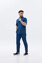 Медичний стрейч костюм Монреаль, Джинс, фото 2