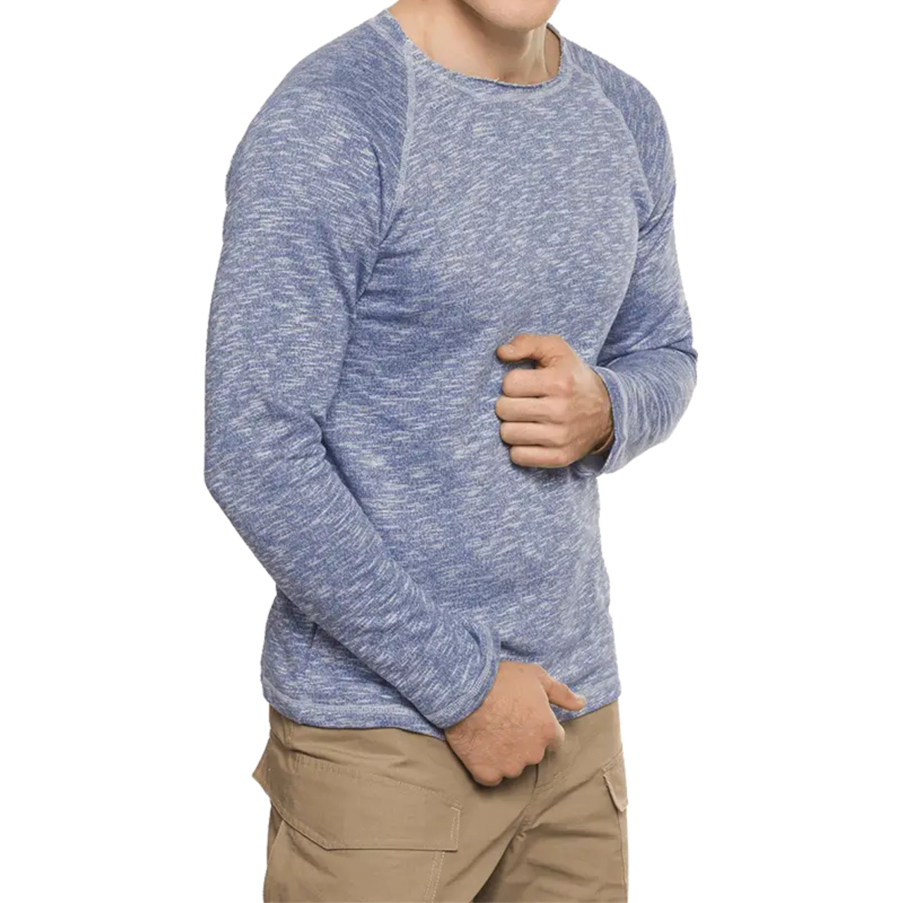 Світшот, пуловер чоловічий Brotherhood T.OR синій меланж, фото 1