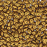 Бісер Super Duo 01740 Crystal Bronze Gold, 5 г