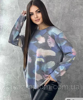 Светр жіночий напівбатал оптом (48-54) Китай 25215-139718, фото 2