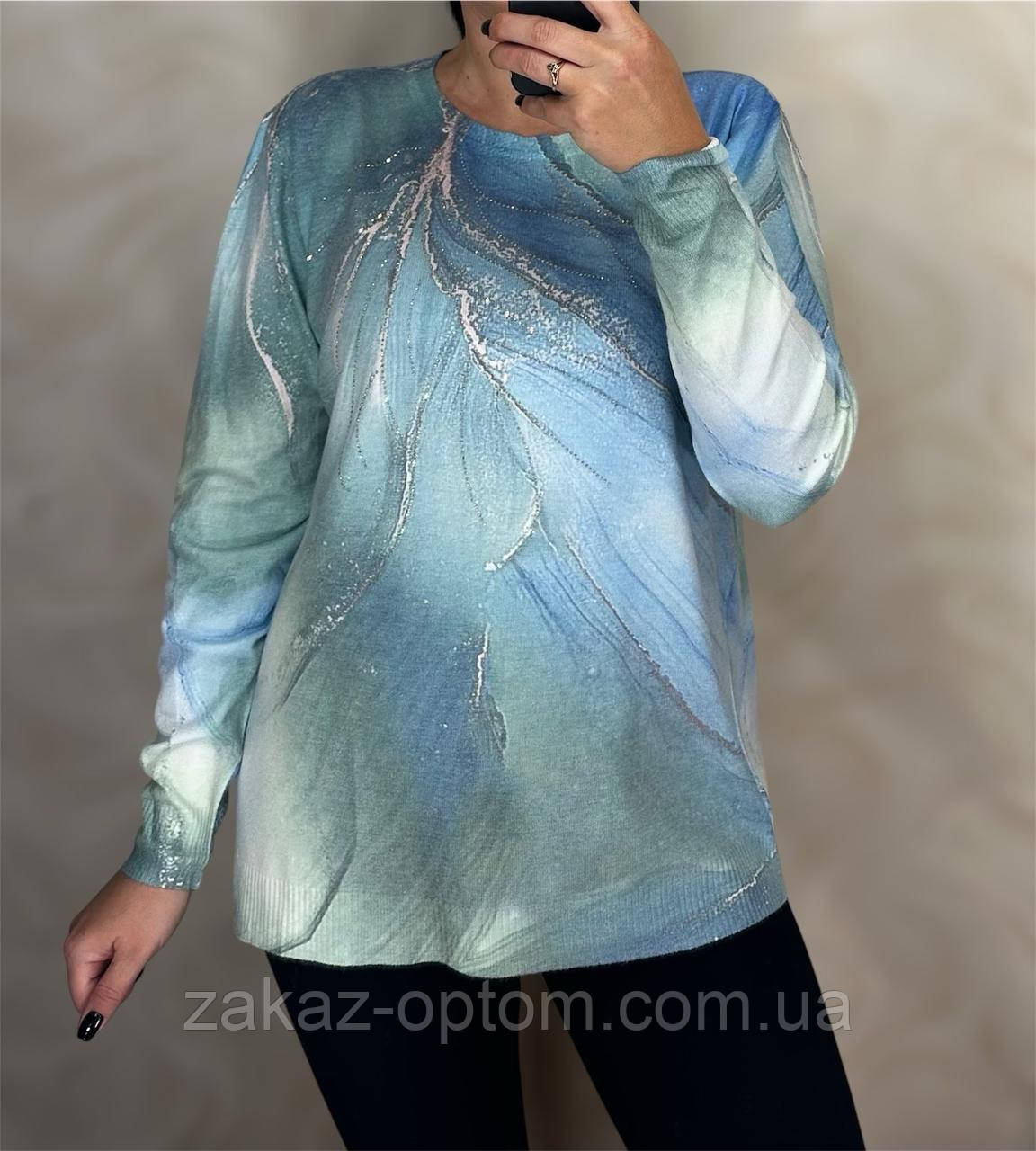 Светр жіночий напівбатал оптом (48-54) Китай 25209-139728