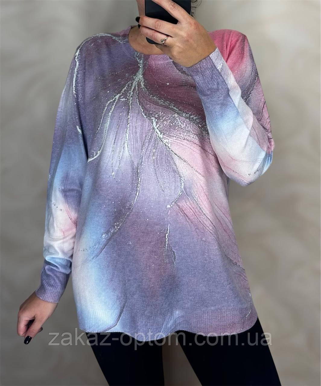 Светр жіночий напівбатал оптом (48-54) Китай 25209-139730